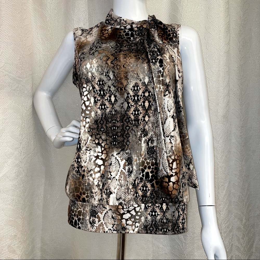 Cheetah Print Blouse